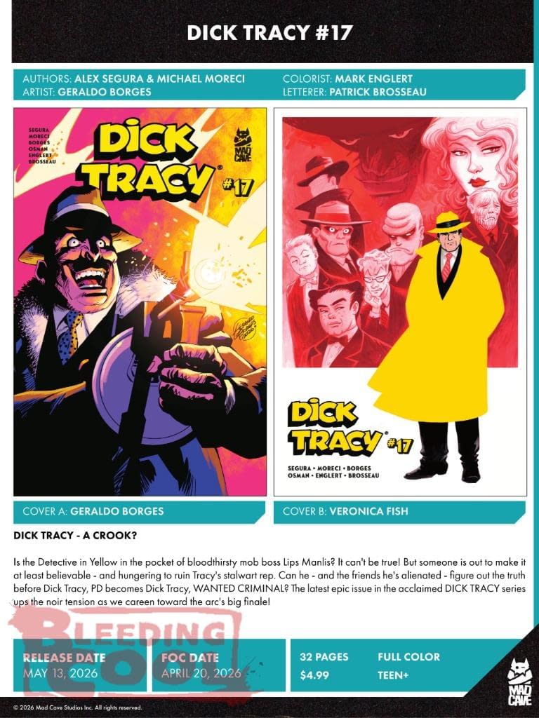 Mad Cave Studios May 2026 Full Solicits