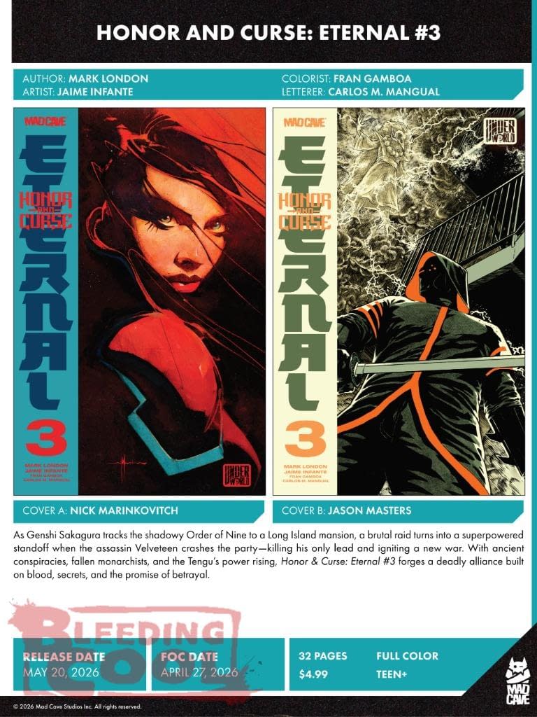 Mad Cave Studios May 2026 Full Solicits