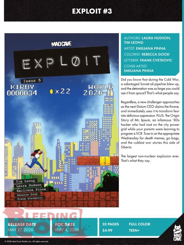 Mad Cave Studios May 2026 Full Solicits