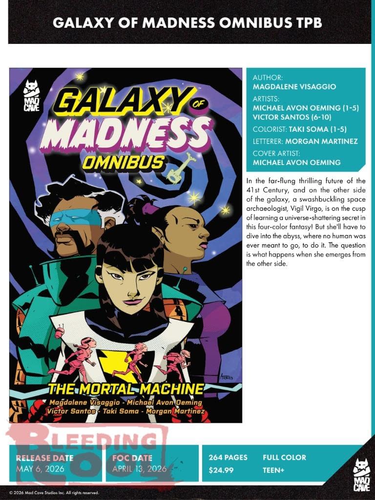 Mad Cave Studios May 2026 Full Solicits