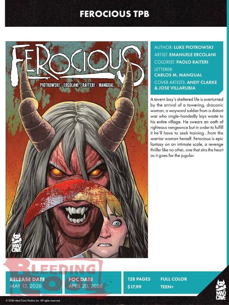 Mad Cave Studios May 2026 Full Solicits