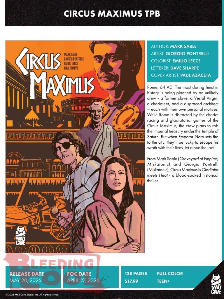 Mad Cave Studios May 2026 Full Solicits