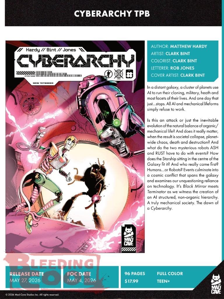 Mad Cave Studios May 2026 Full Solicits