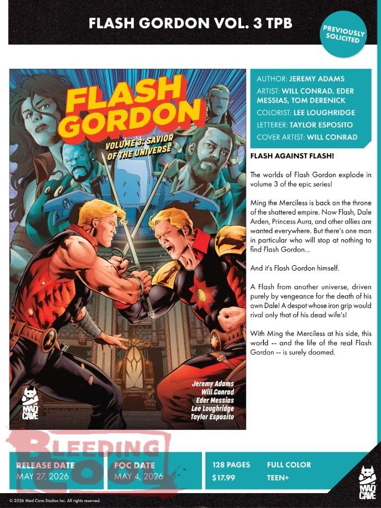 Mad Cave Studios May 2026 Full Solicits