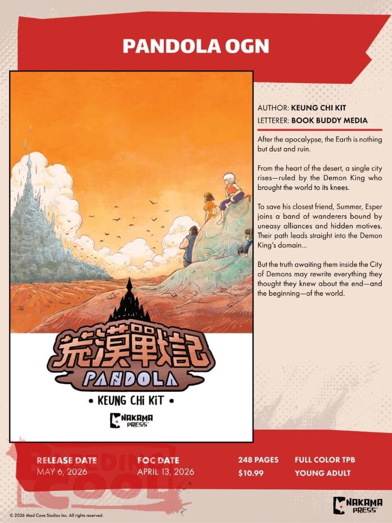 Mad Cave Studios May 2026 Full Solicits