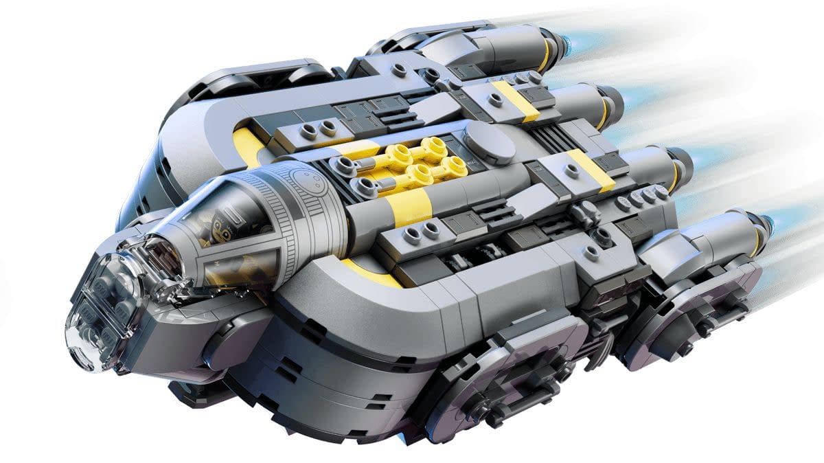LEGO Debuts New The Mandalorian & Grogu Anzellan Starship Set