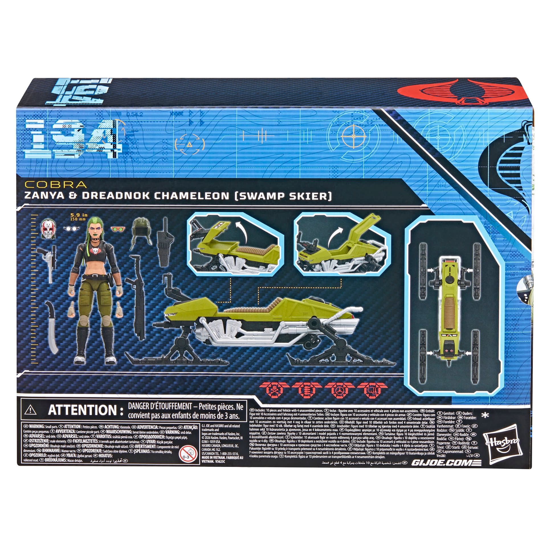 Hasbro Unveils Exclusive G.I. Joe Classified Series Deluxe Zanya Set