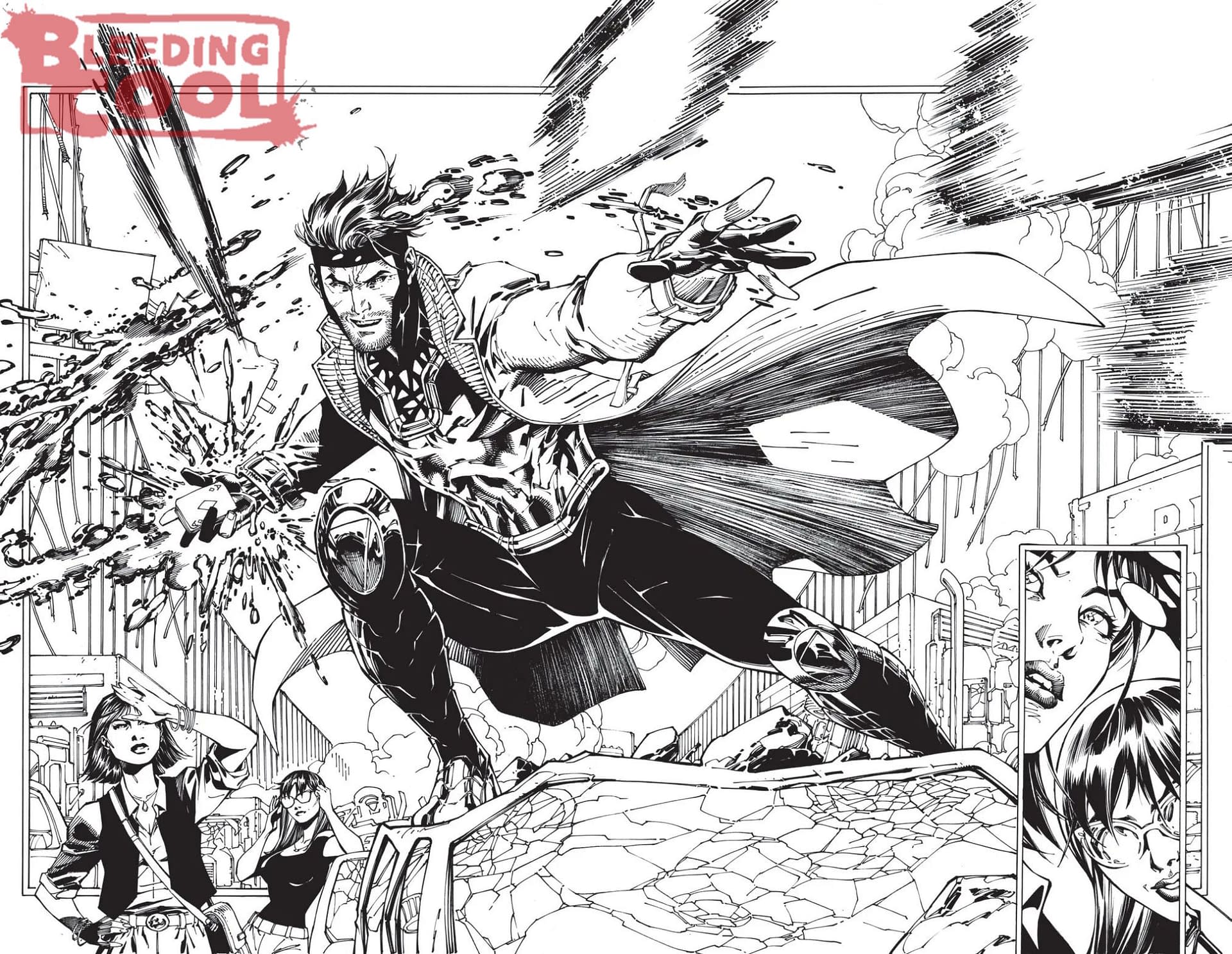 Jim Lee Draws Gambit, Lois Lane And Mary Jane In Superman/Spider-Man