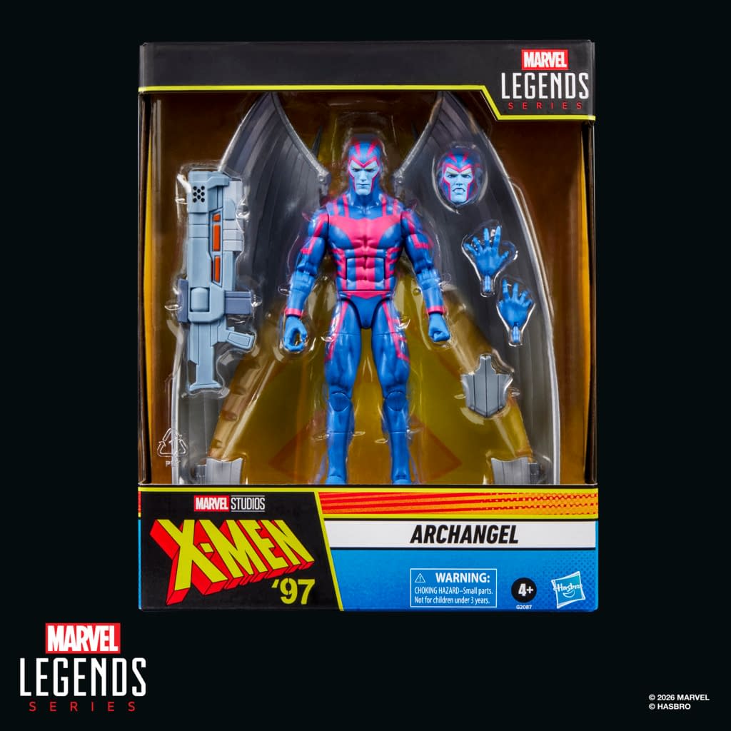 Soar with Hasbro's New X-Men 97' Archangel Marvel Legends Figure
