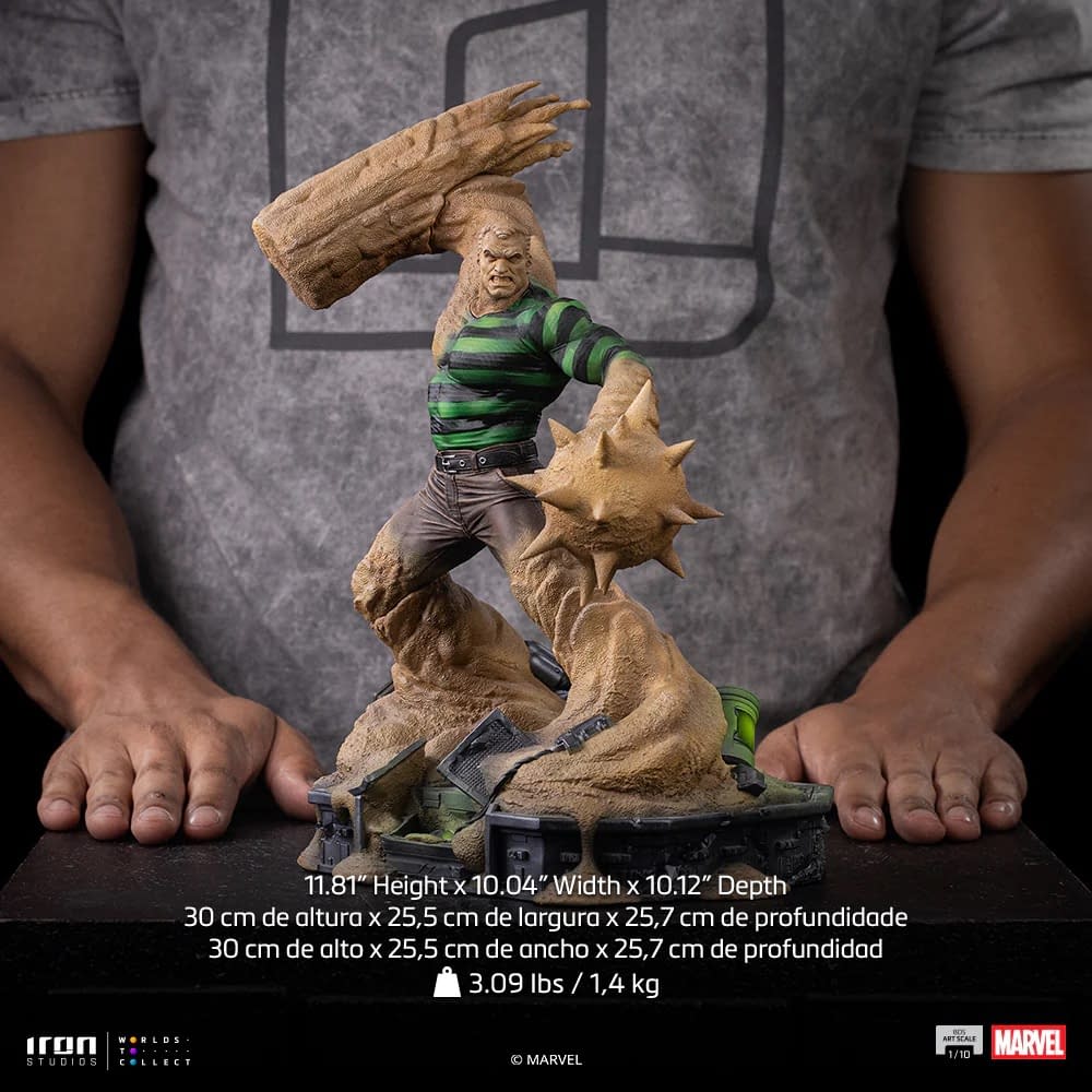 Spider-Man vs Villains Statue Series Continues with 1/10 Sandman