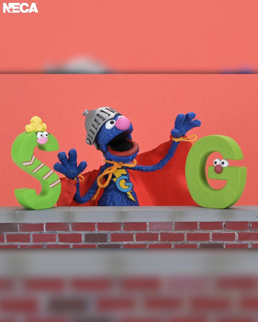 Save the Day with NECA's Ultimate Super Grover Sesame Street Figure