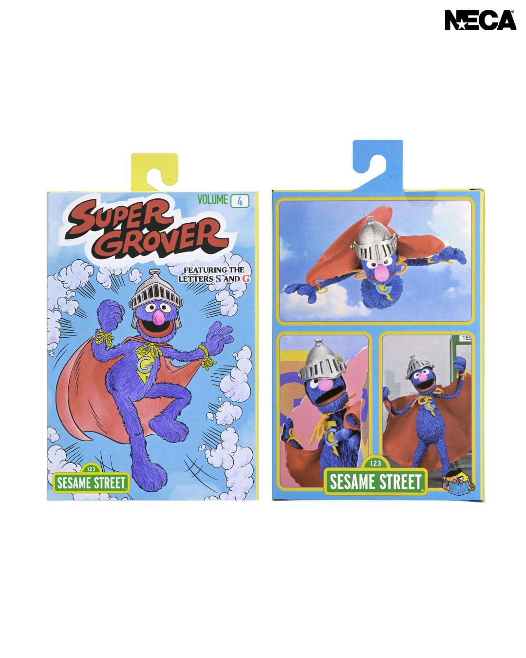 Save the Day with NECA's Ultimate Super Grover Sesame Street Figure