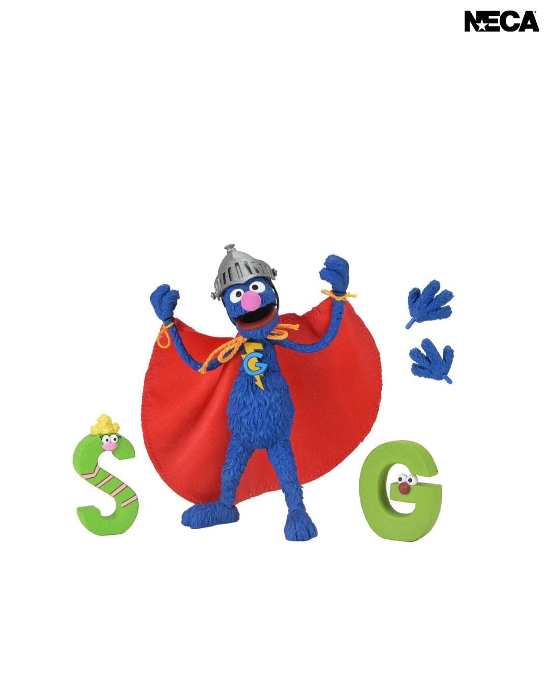 Save the Day with NECA's Ultimate Super Grover Sesame Street Figure
