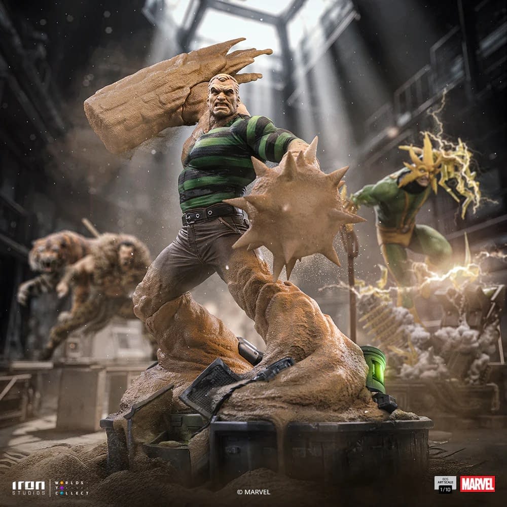 Spider-Man vs Villains Statue Series Continues with 1/10 Sandman