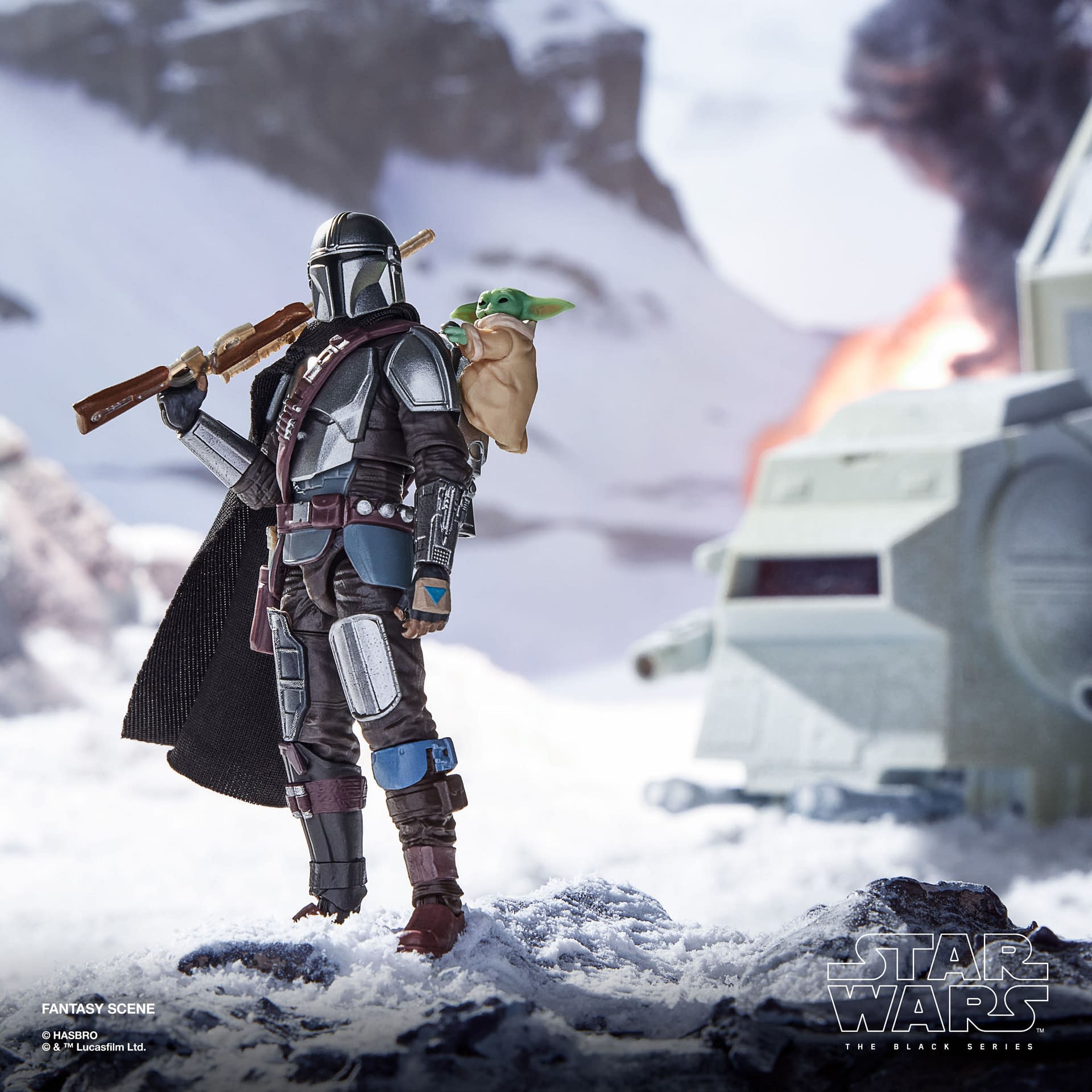 Hasbro Debuts New Star Wars: TVC The Mandalorian & Grogu Figure