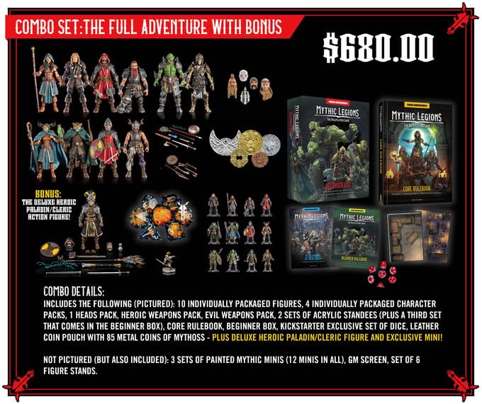 Mythic Legions: The Roleplaying Game Full Adventure Bundle Revealed