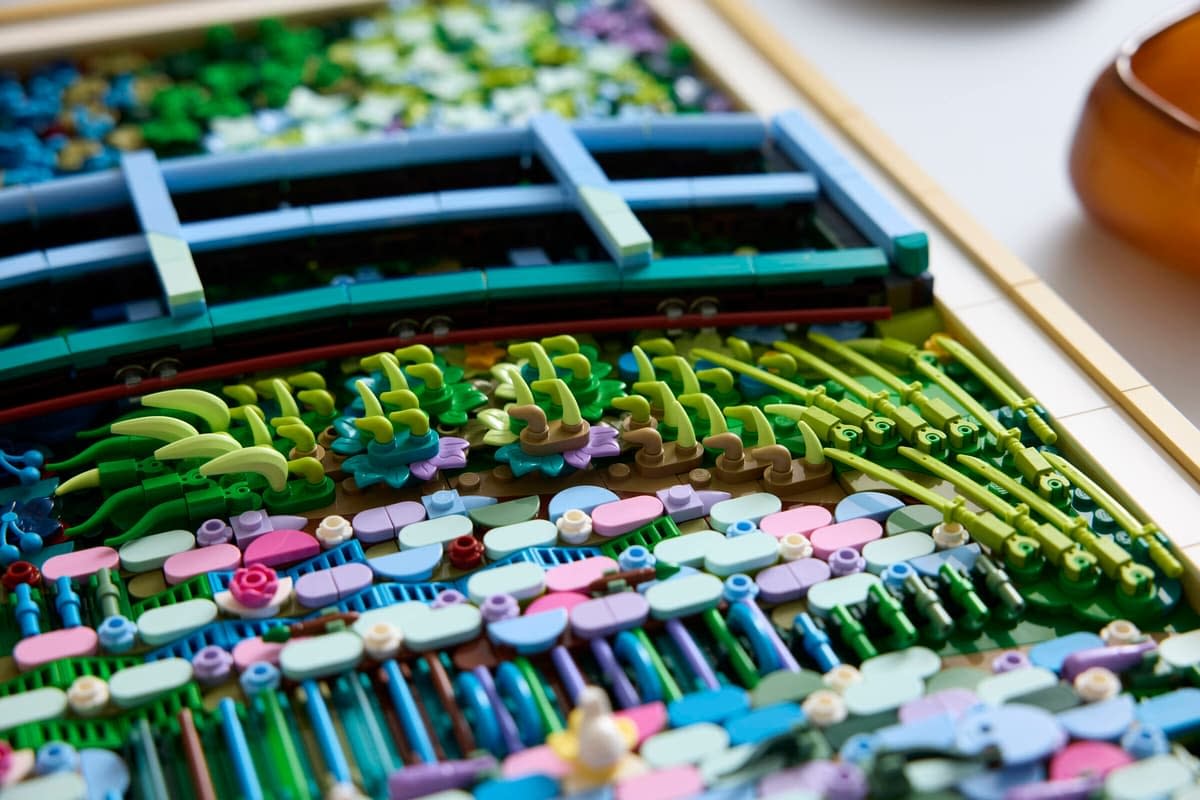 LEGO Art Claude Monet: Bridge over a Pond of Water Lilies Set Revealed