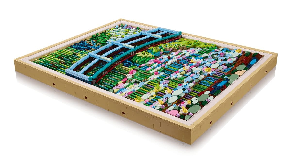 LEGO Art Claude Monet: Bridge over a Pond of Water Lilies Set Revealed