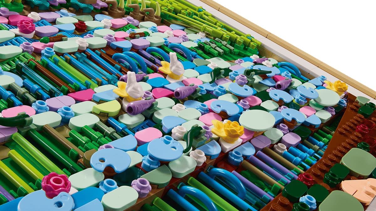 LEGO Art Claude Monet: Bridge over a Pond of Water Lilies Set Revealed