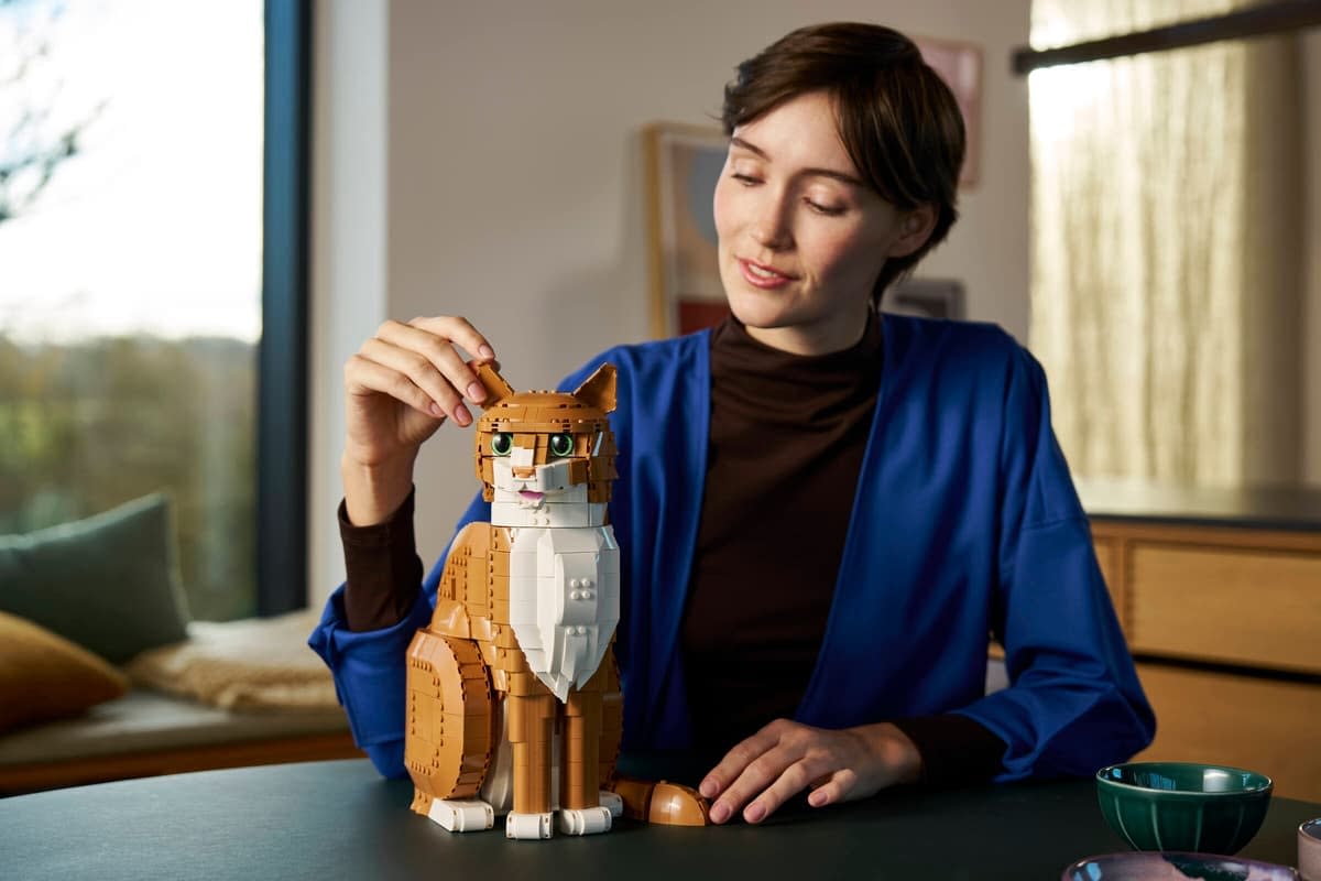Build Up Your Cat Collection with the New LEGO Ideas Orange Cat