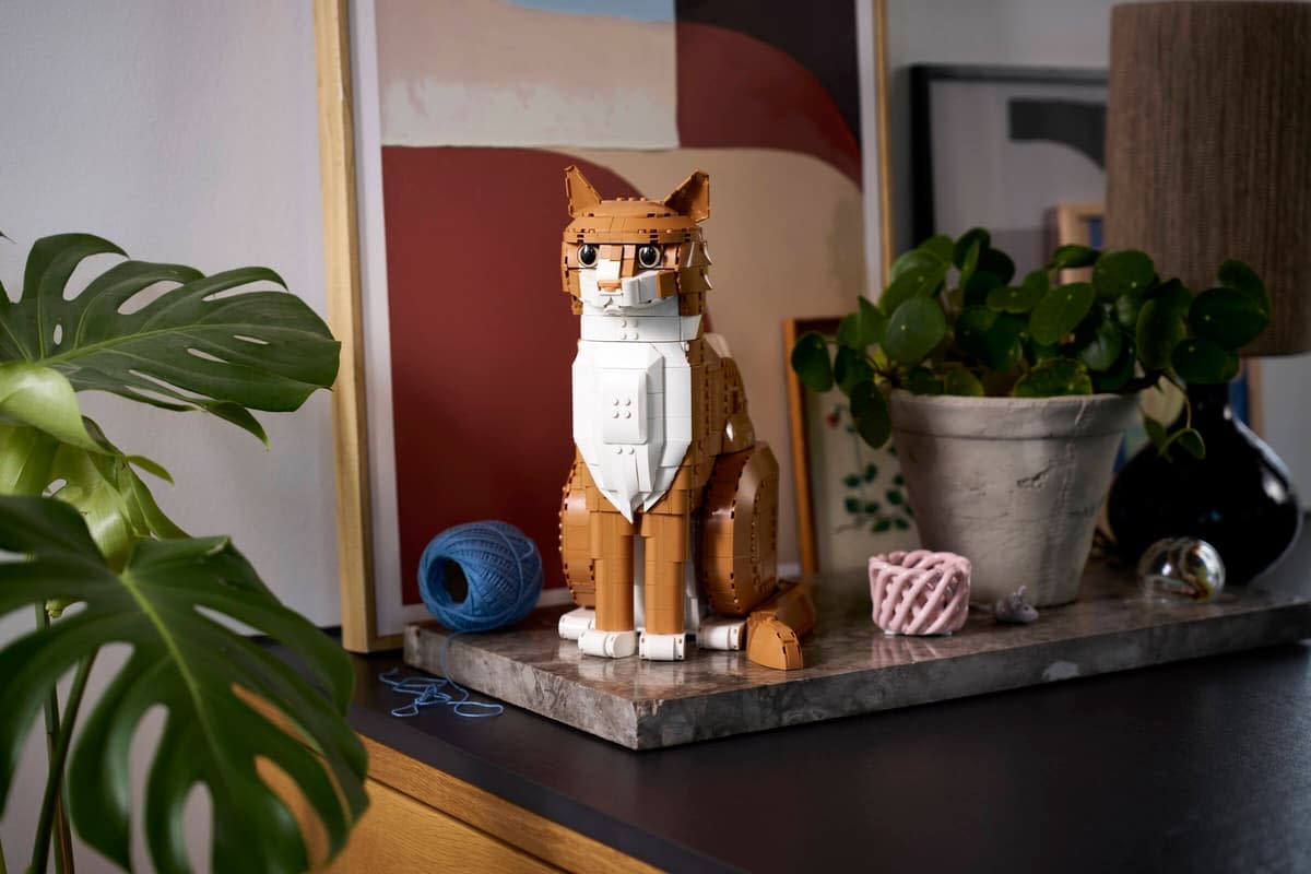 Build Up Your Cat Collection with the New LEGO Ideas Orange Cat