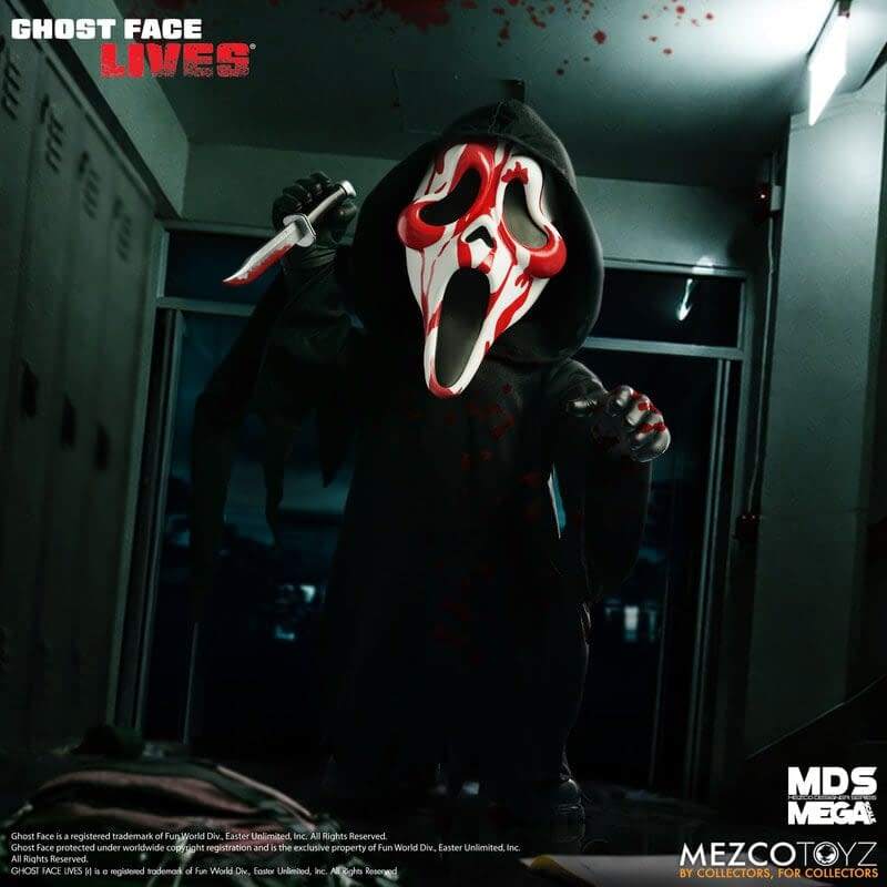 Slay with Mezco Toyz New MDS Mega Scale Bloody Ghost Face Figure