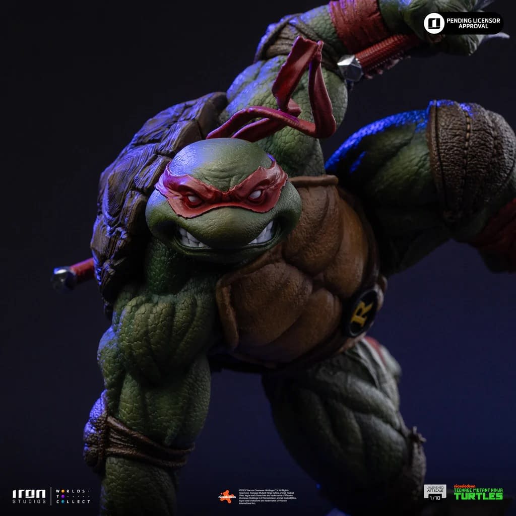 Iron Studios Debuts New TMNT Unleashed 1/10 Raphael Statue
