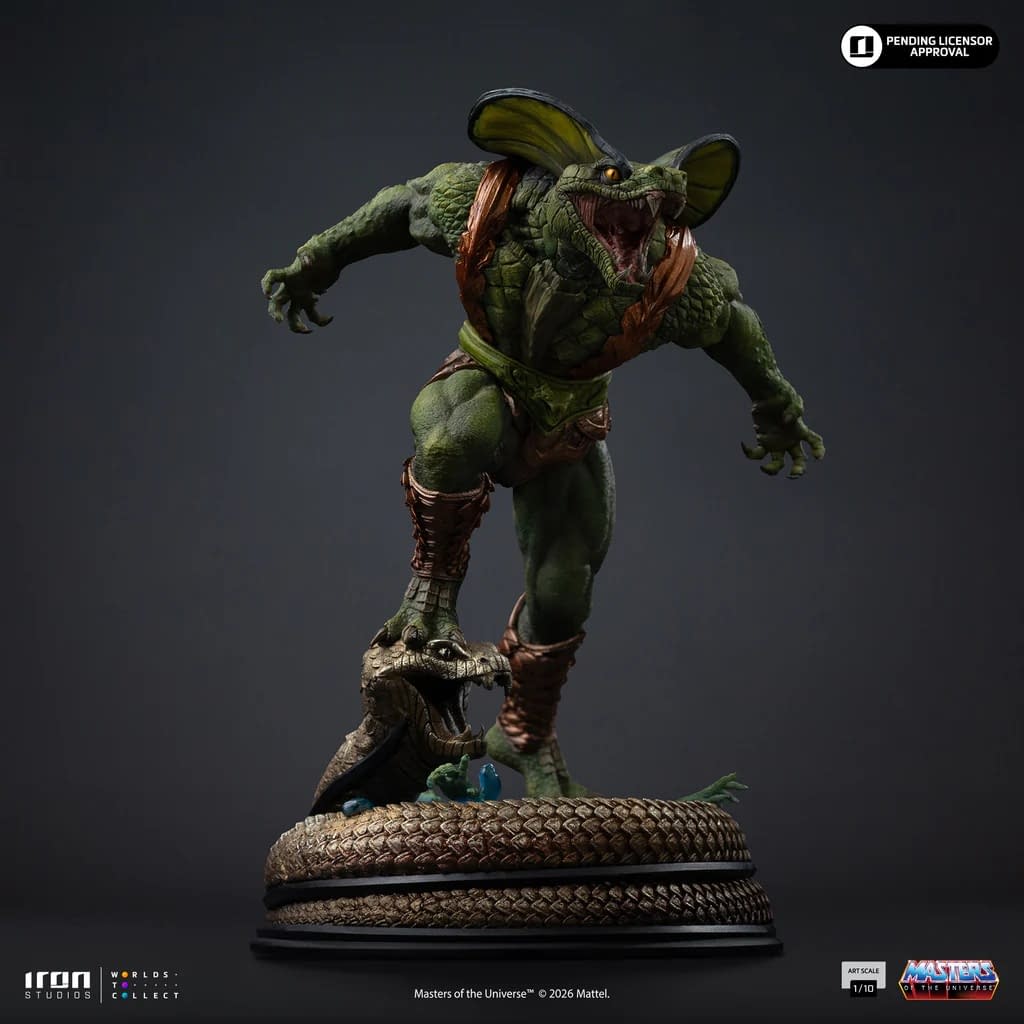 Masters of the Universe Kobra Khan Rises with New Iron Studios Statue