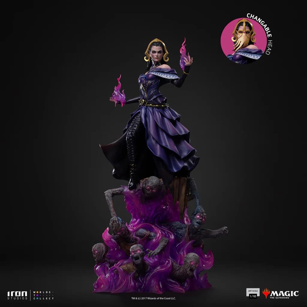 Iron Studios Unveils New Magic: The Gathering Liliana Vess Statue