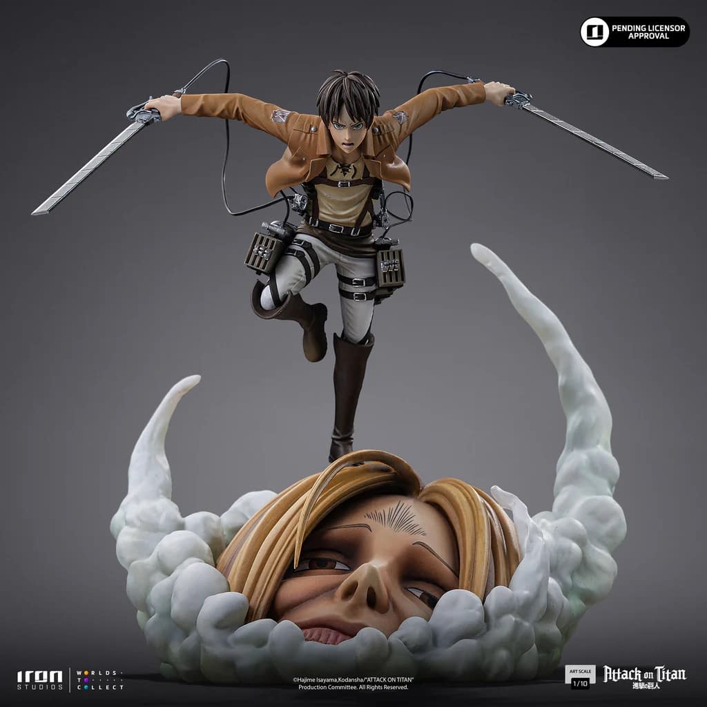 Iron Studios Debuts New 1/10 Attack on Titan Eren Yeager Statue