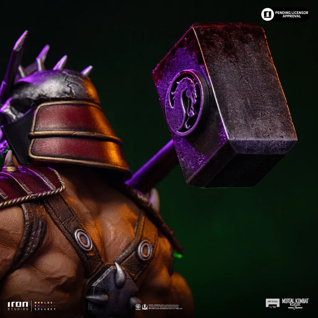 New Mortal Kombat 1/10 Shao Khan Statue Revealed by Iron Studios