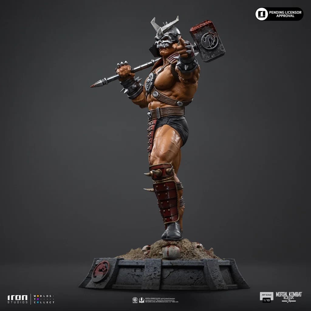 New Mortal Kombat 1/10 Shao Khan Statue Revealed by Iron Studios