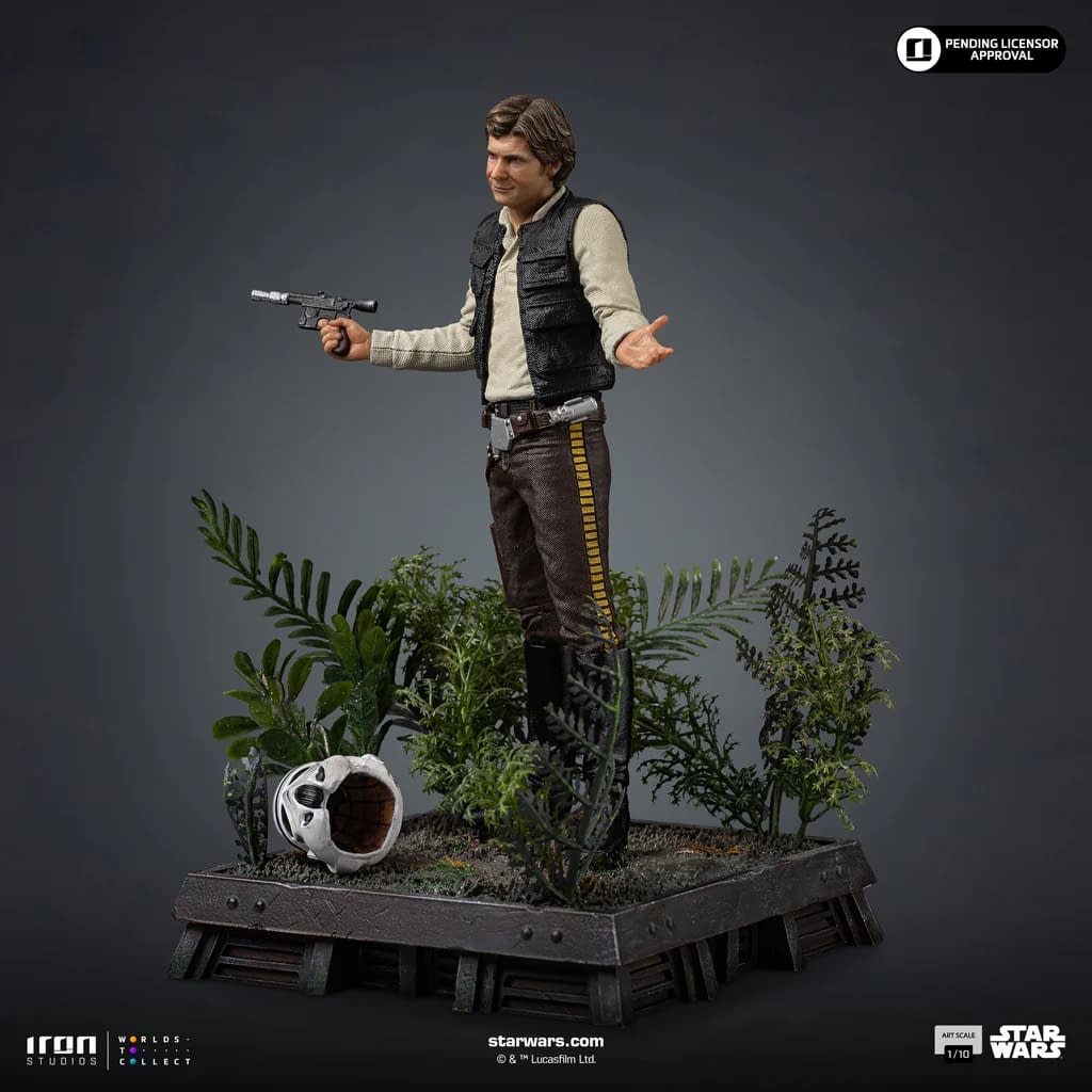 Return to Endor with Iron Studios New Star Wars Han Solo Statue