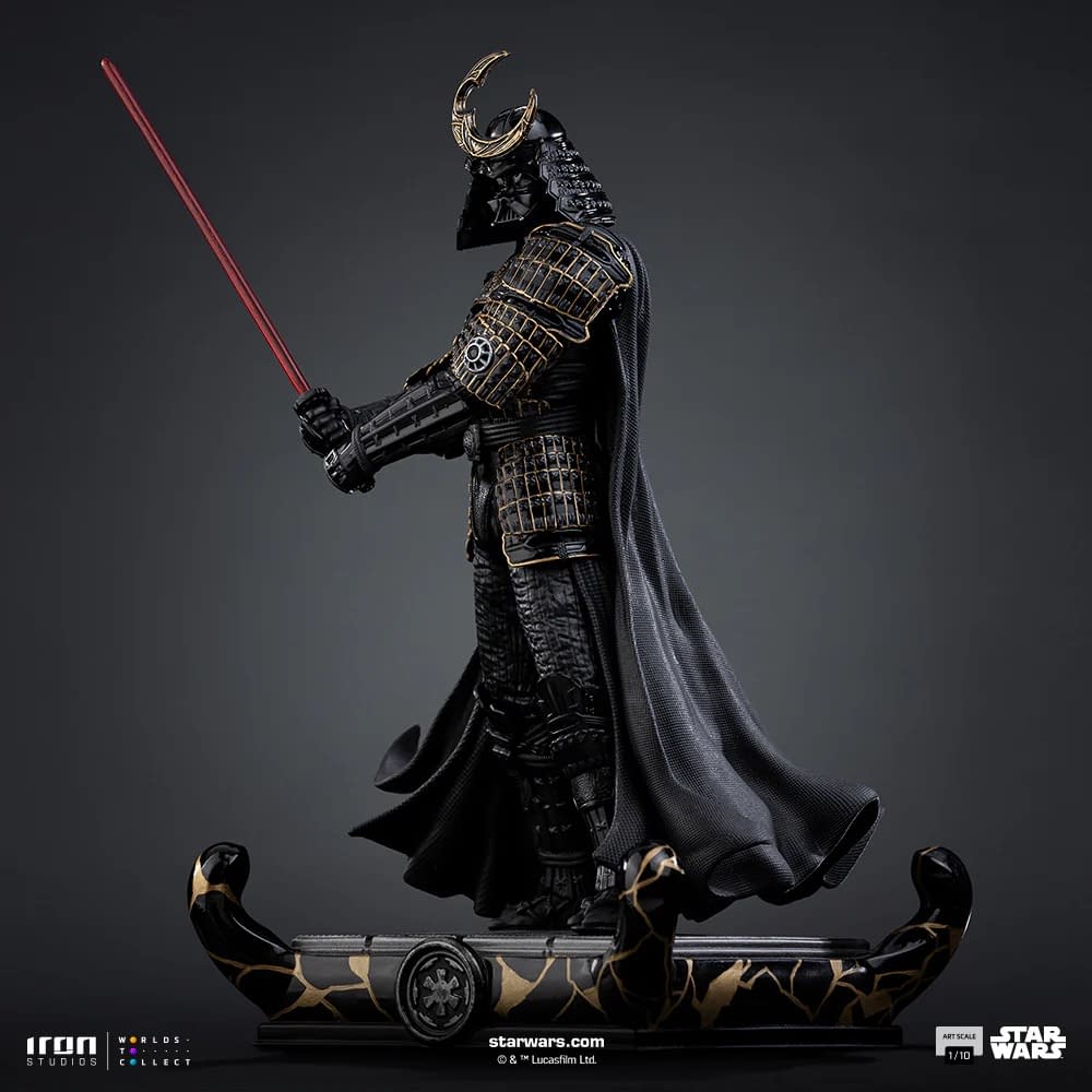Bow Before Iron Studios New Star Wars Samurai Darth Vader Statue
