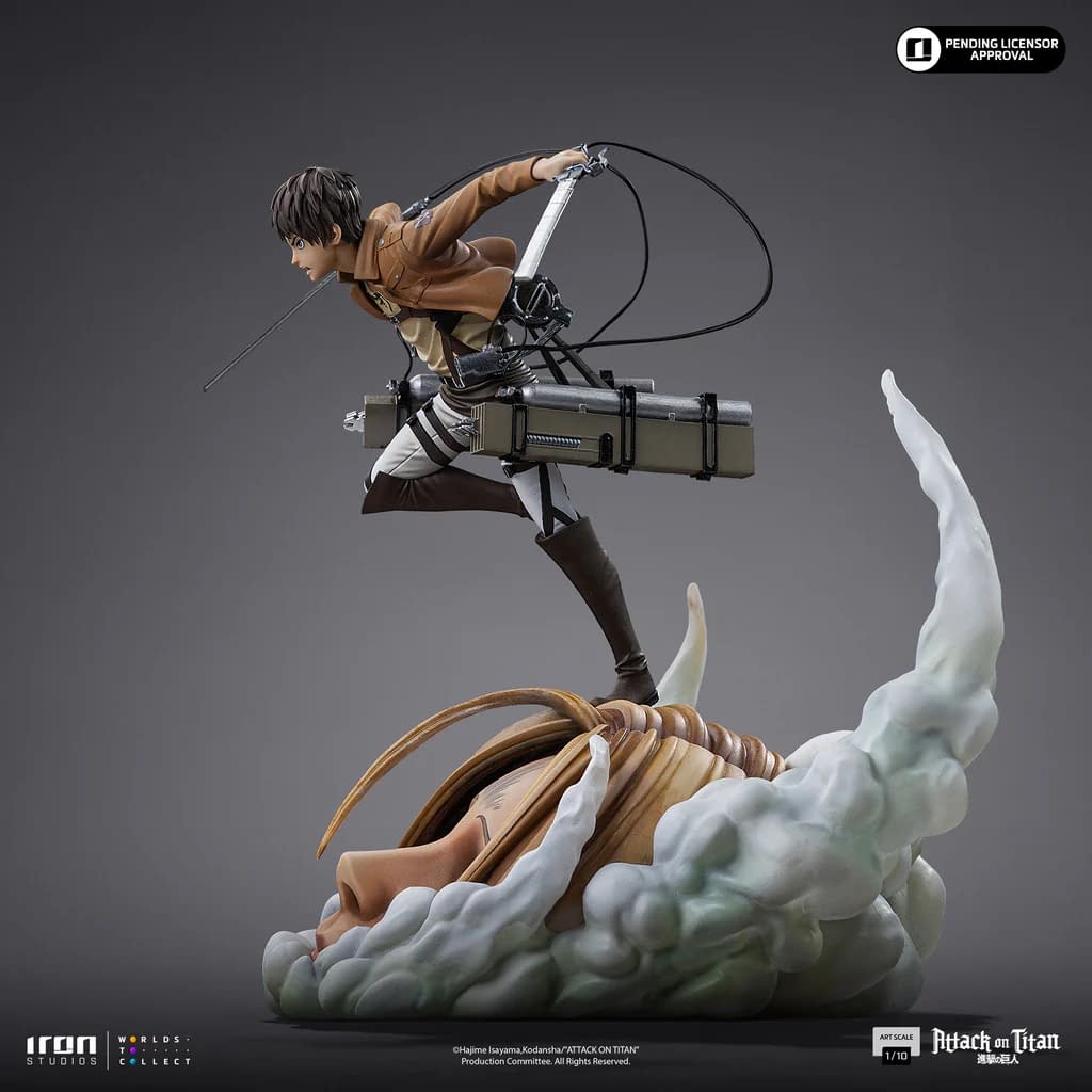 Iron Studios Debuts New 1/10 Attack on Titan Eren Yeager Statue