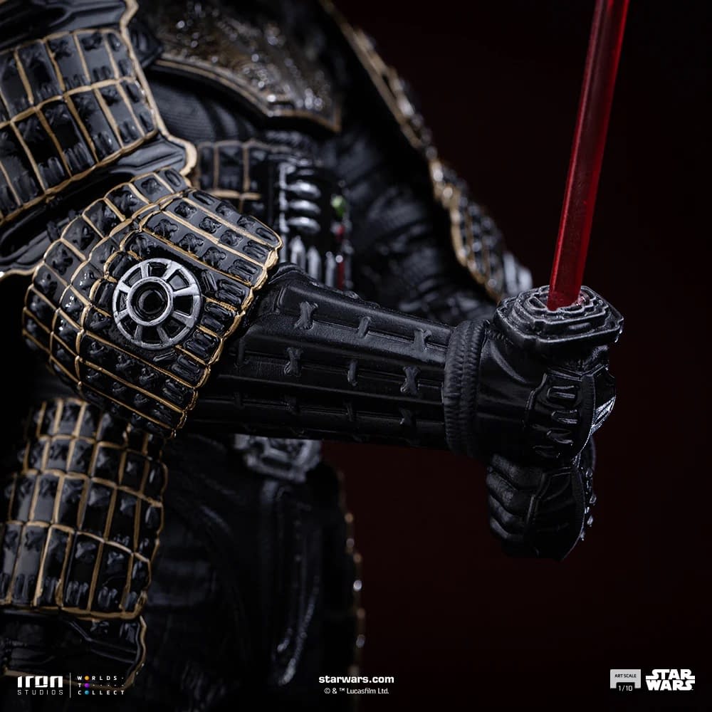 Bow Before Iron Studios New Star Wars Samurai Darth Vader Statue