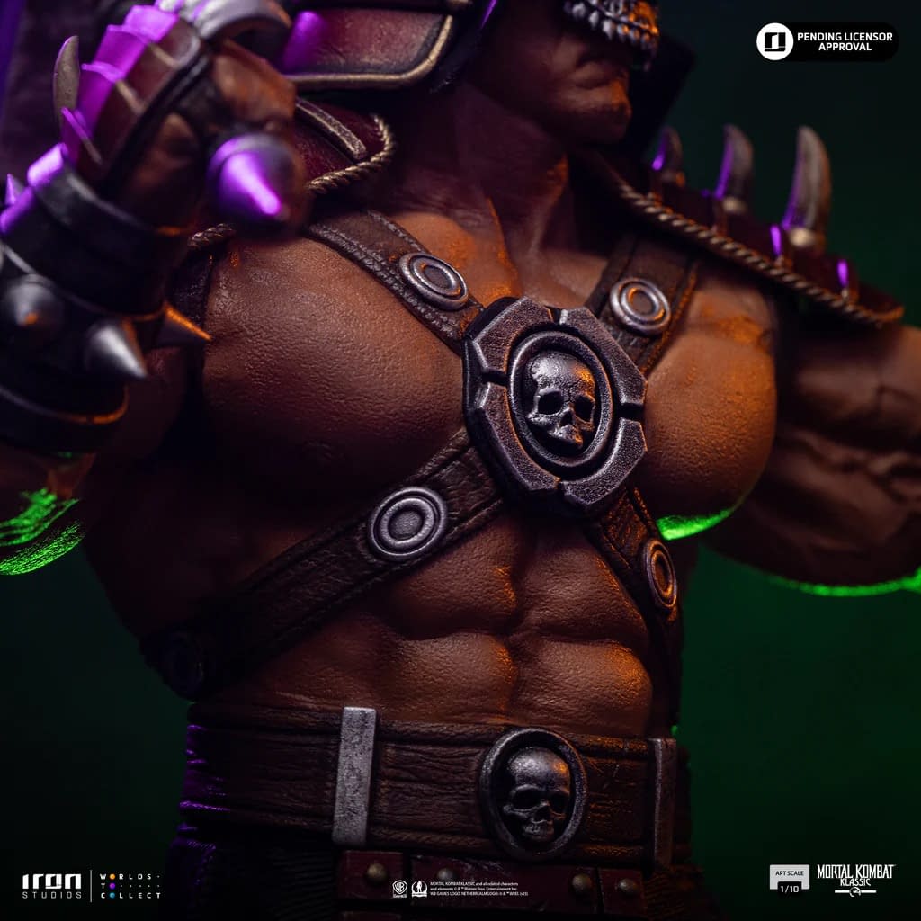 New Mortal Kombat 1/10 Shao Khan Statue Revealed by Iron Studios