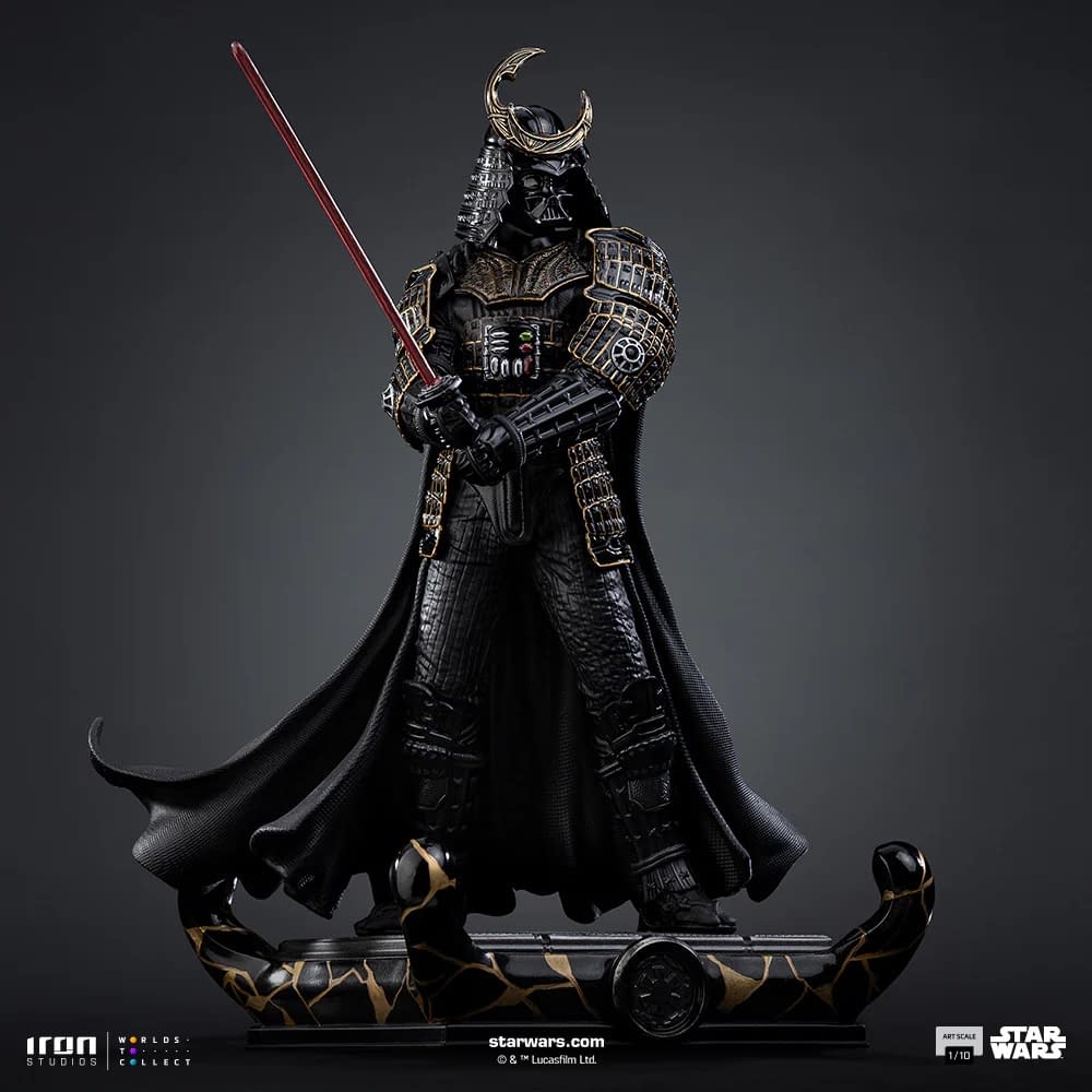 Bow Before Iron Studios New Star Wars Samurai Darth Vader Statue