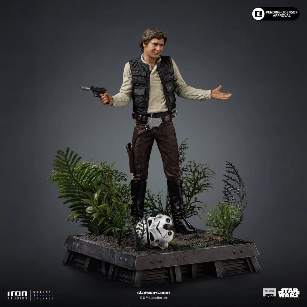 Return to Endor with Iron Studios New Star Wars Han Solo Statue