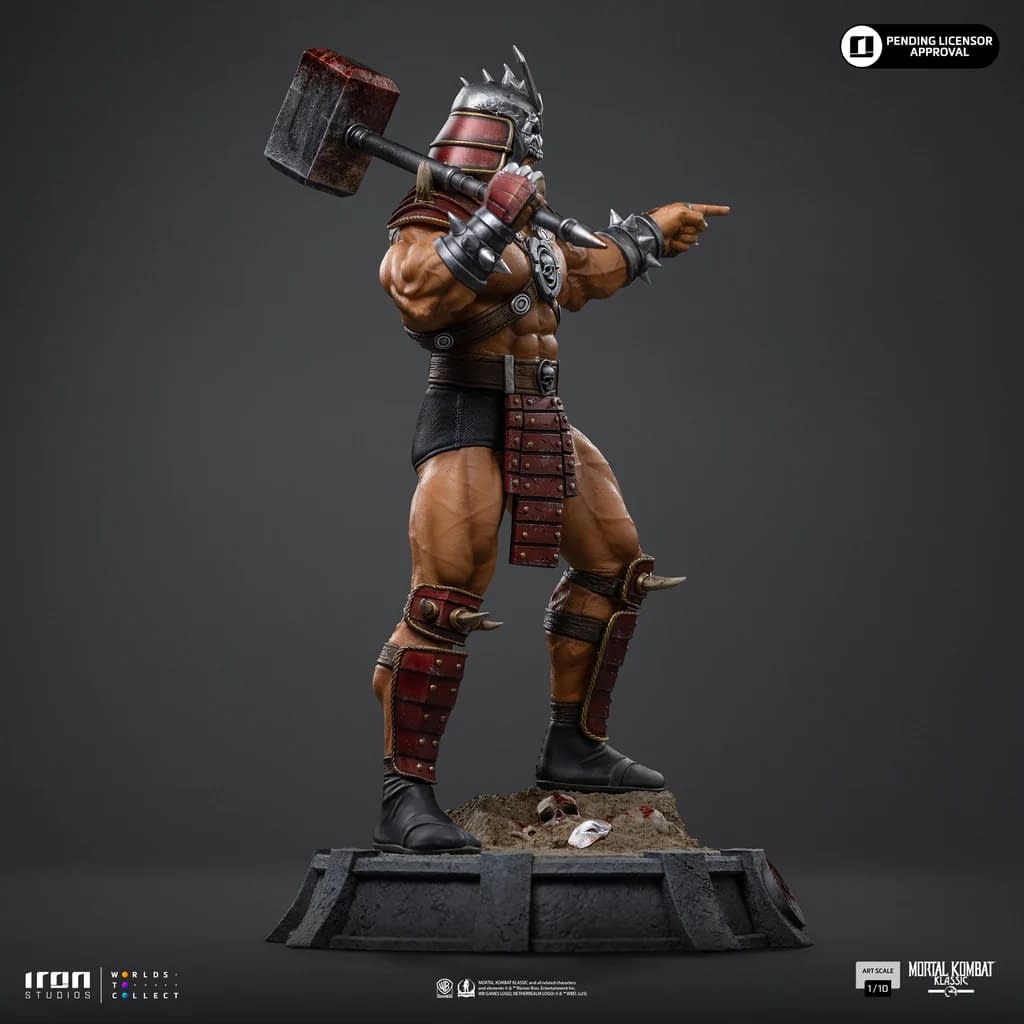 New Mortal Kombat 1/10 Shao Khan Statue Revealed by Iron Studios