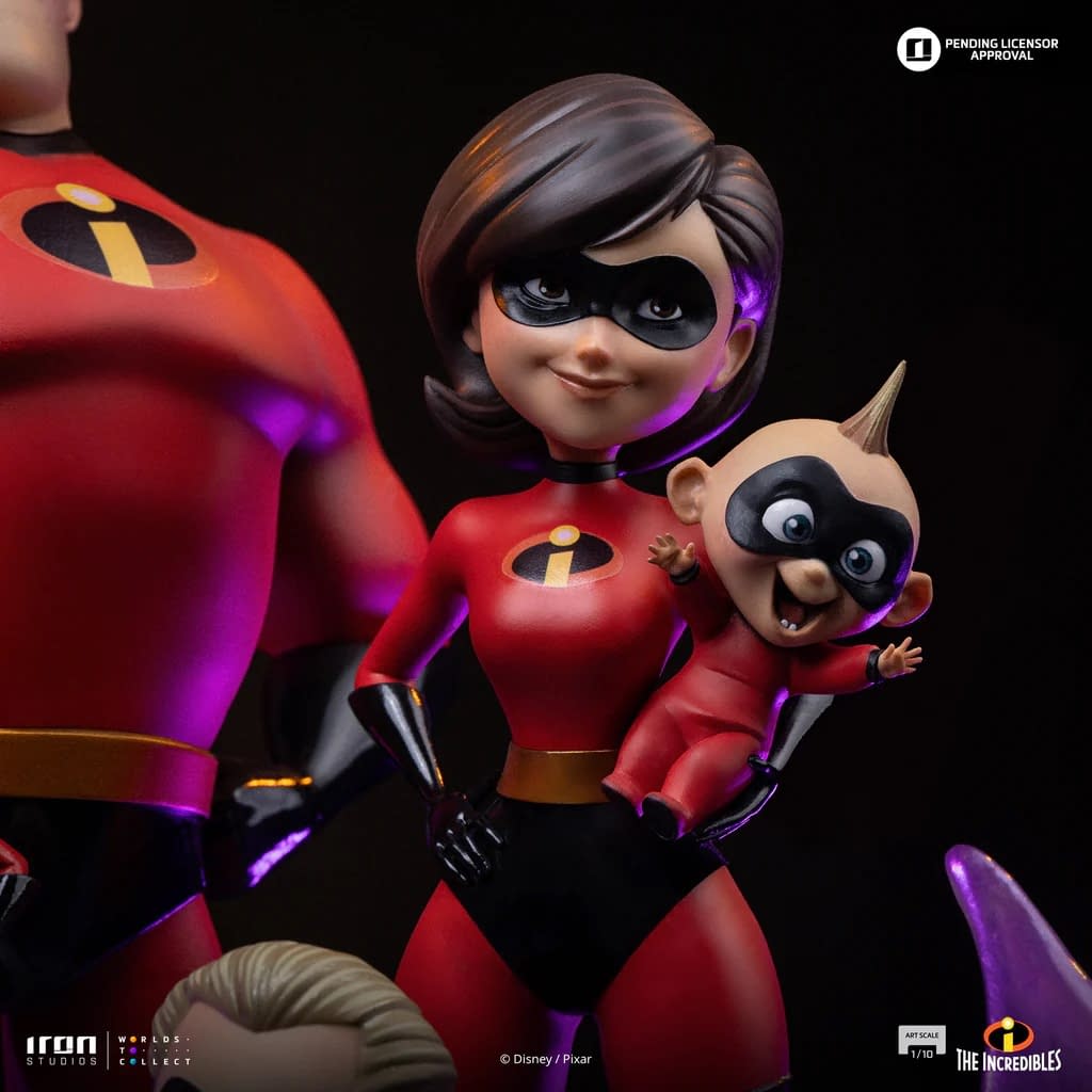 The Incredibles Come to Iron Studios with New 1/10 Art Scale Statue