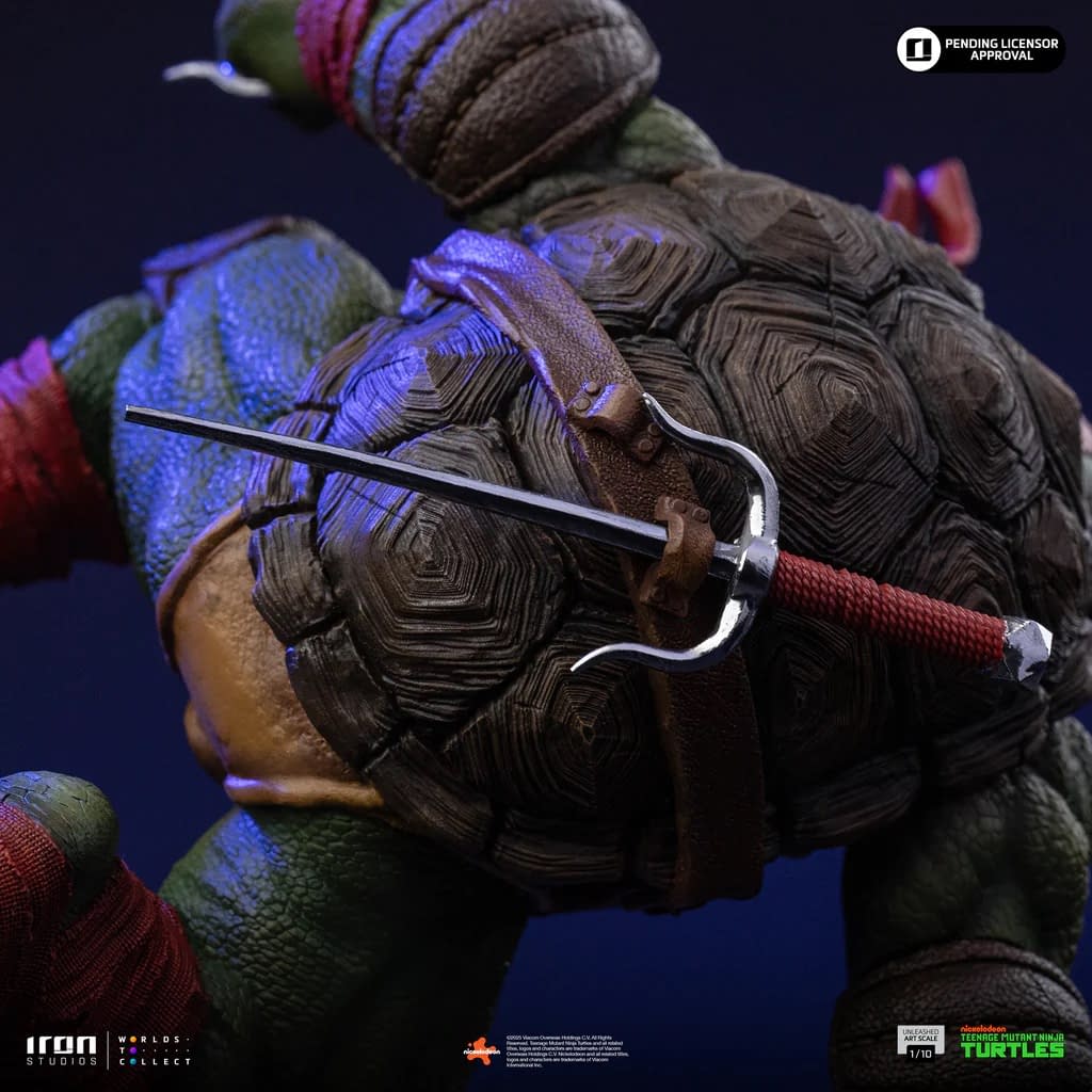 Iron Studios Debuts New TMNT Unleashed 1/10 Raphael Statue