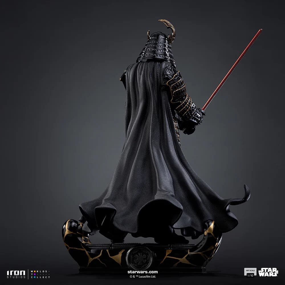 Bow Before Iron Studios New Star Wars Samurai Darth Vader Statue