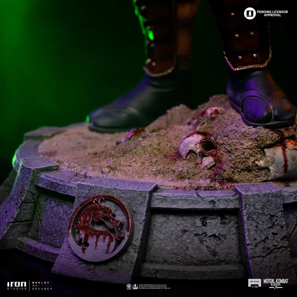 New Mortal Kombat 1/10 Shao Khan Statue Revealed by Iron Studios