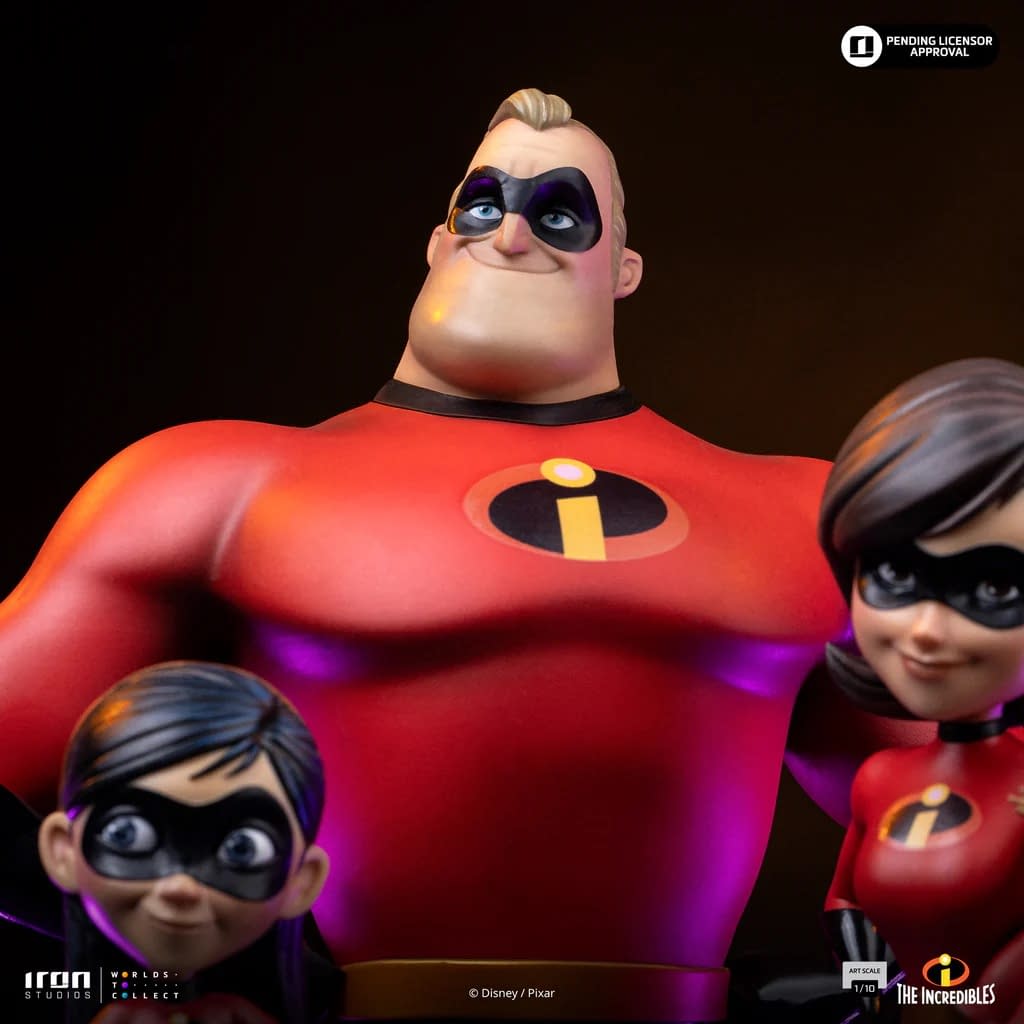 The Incredibles Come to Iron Studios with New 1/10 Art Scale Statue