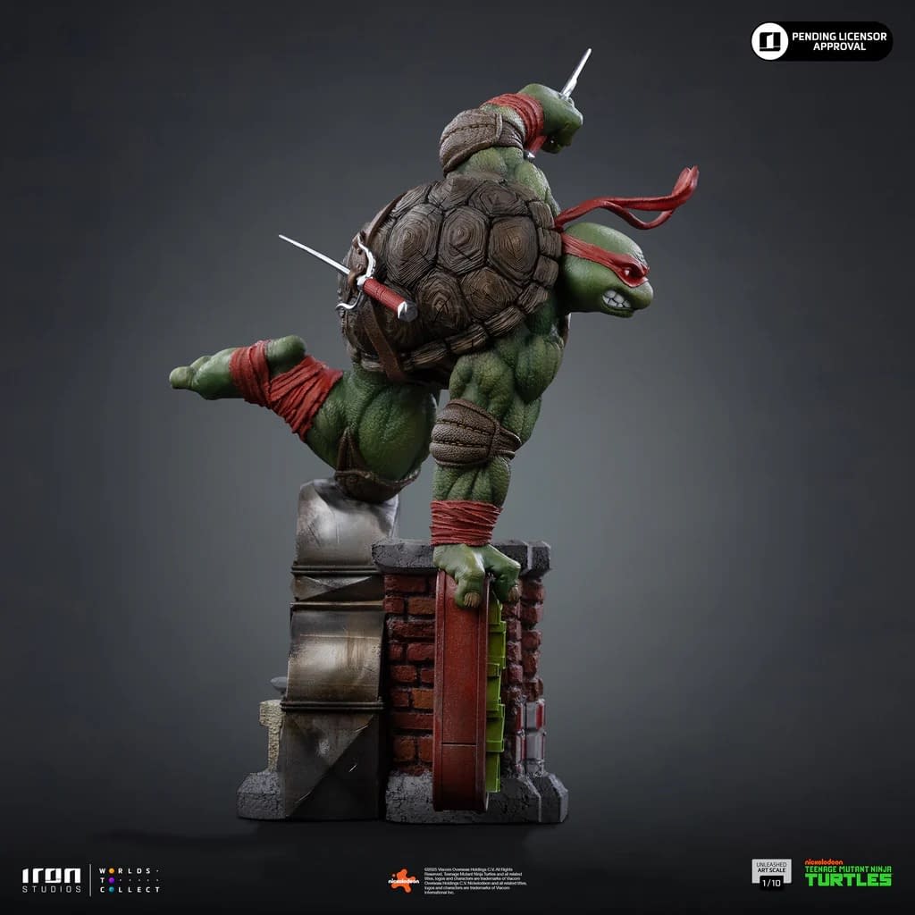 Iron Studios Debuts New TMNT Unleashed 1/10 Raphael Statue