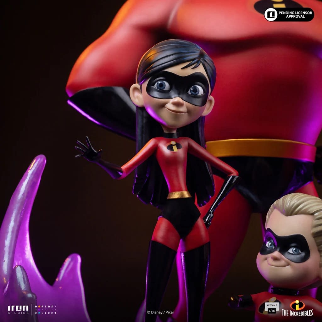 The Incredibles Come to Iron Studios with New 1/10 Art Scale Statue