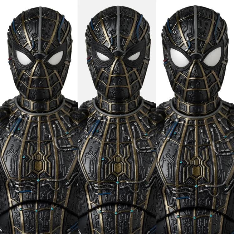 Spider-Man: No Way Home Black and Gold Suit MAFEX Coming Soon