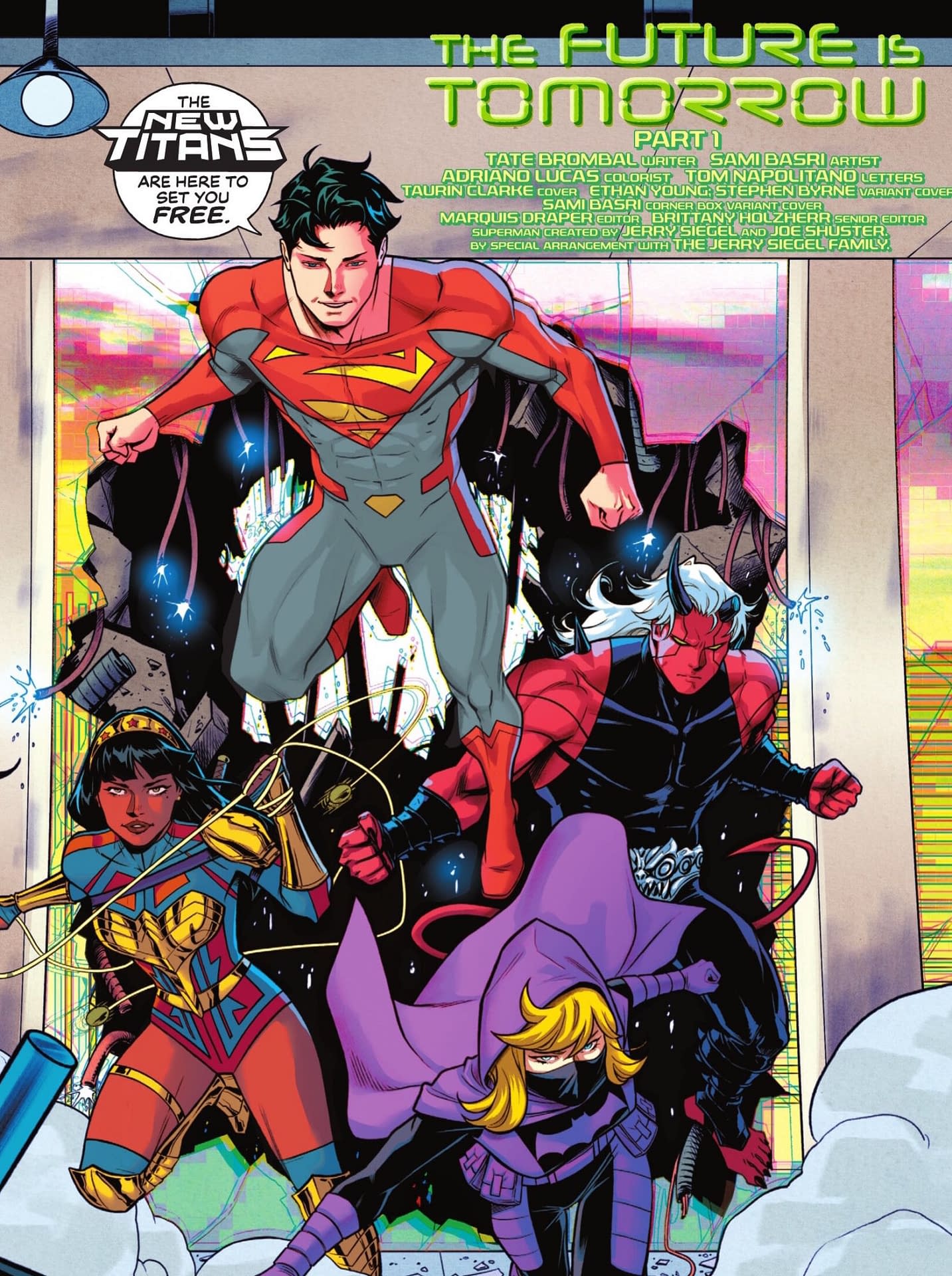 Jonathan Kent And Damian Wayne In Wonder Woman & Superman Unlimited