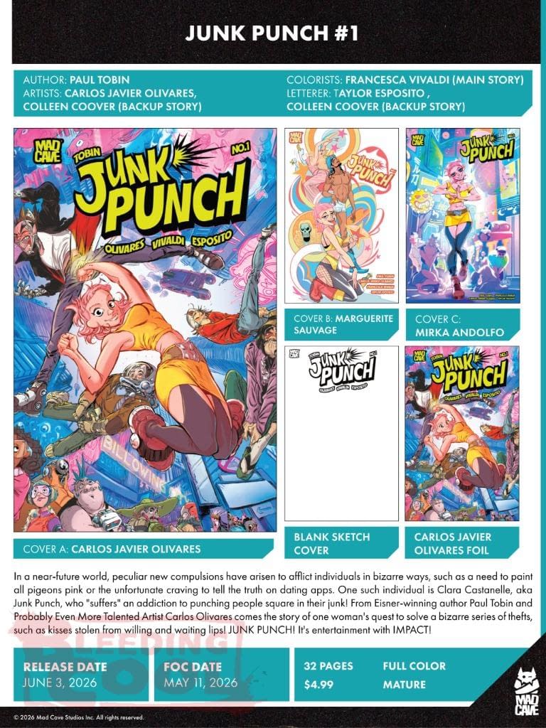 Mad Cave Studios June 2026 Solicits And Solicitations